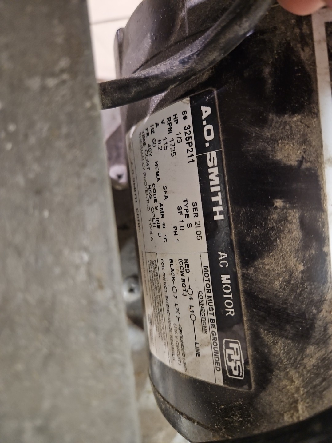 Cornelius 120V, 60Hz, 1/3HP Pump And Motor Assembly - 620408124