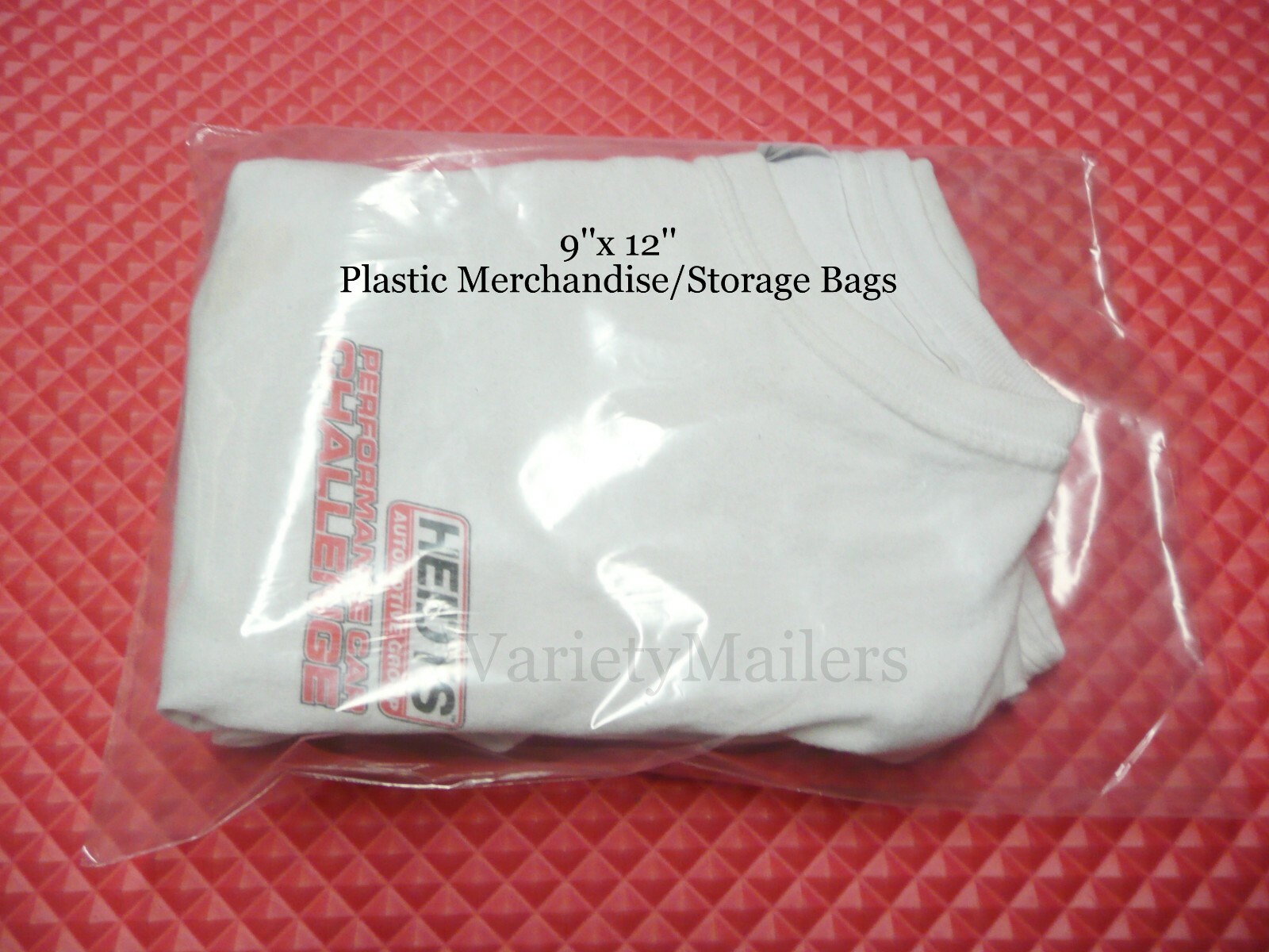100 Poly Merchandise Bags 9''x 12'' Clear 1 Mil Plastic Apparel Bags 9x12