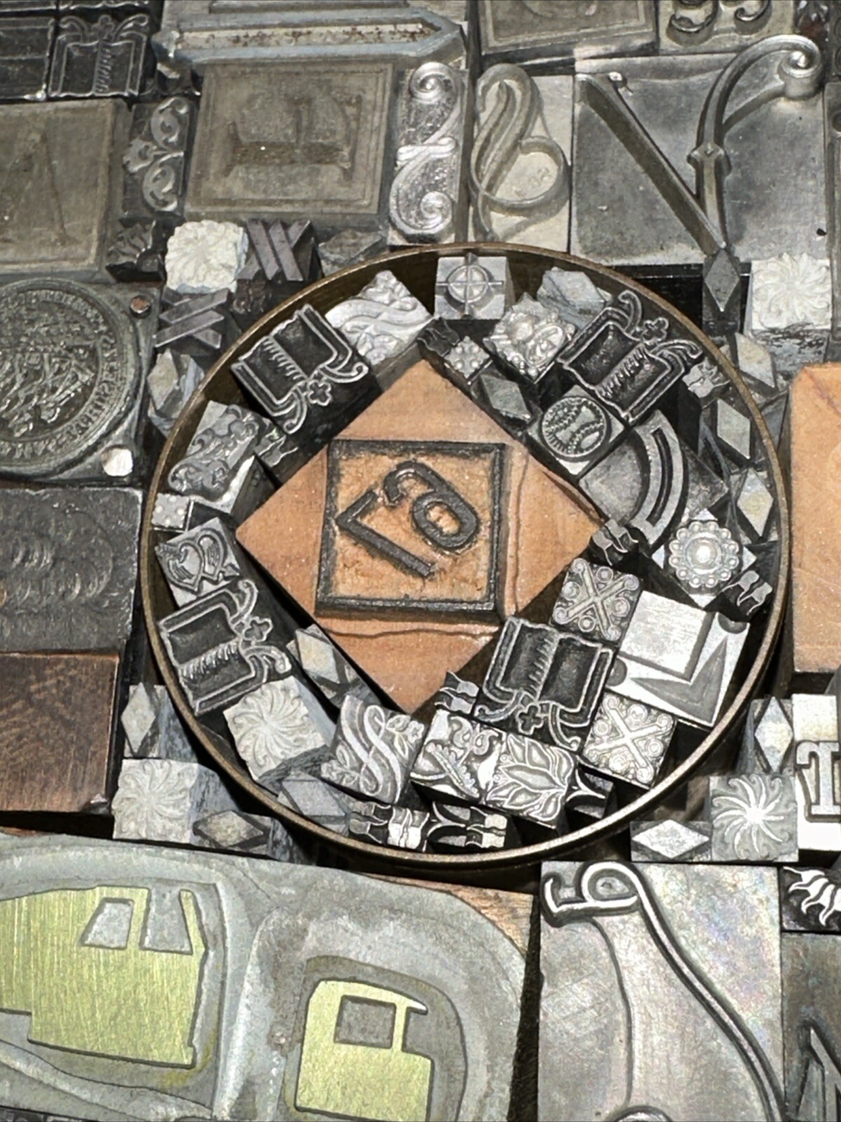 Printing Blocks Ornamentals Borders Dingbats. Wonderful Variety!! #D Beautiful!