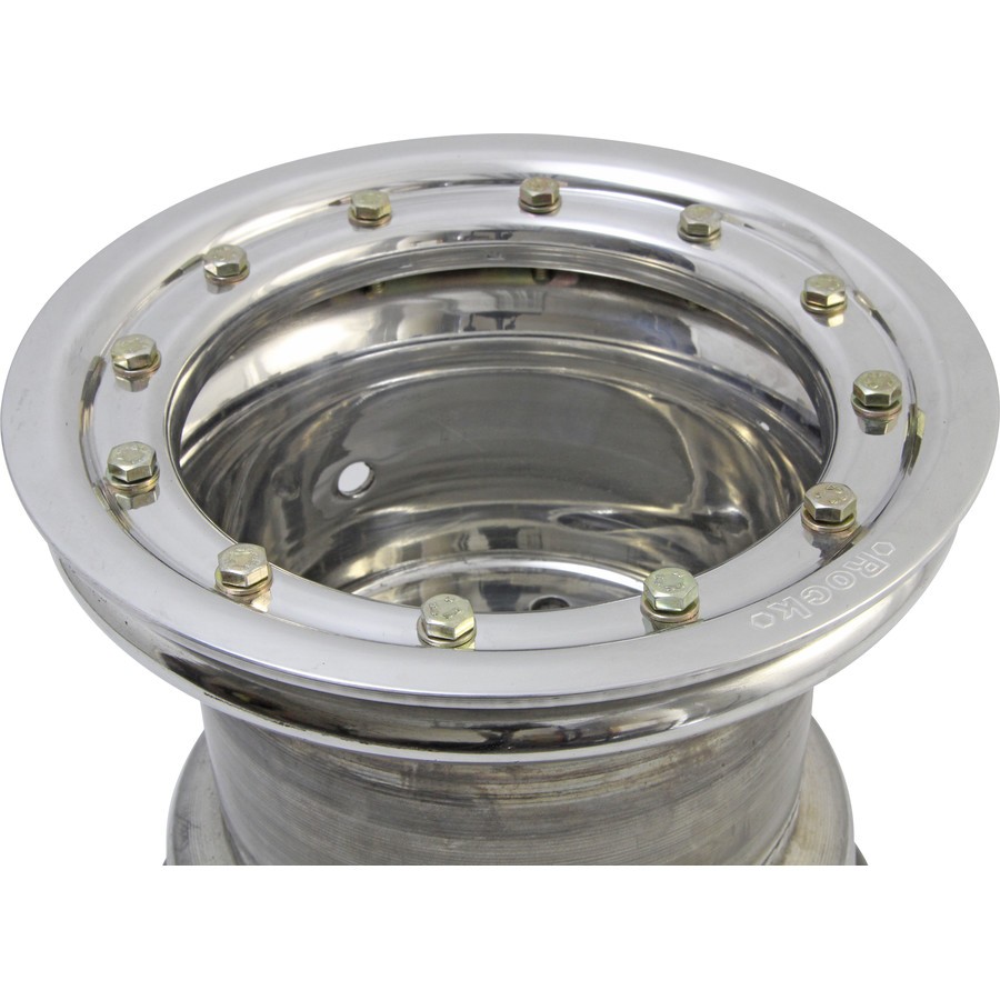 MotoSport Rock Standard Beadlock Wheel - Polished, 8X8 / 3+5 / Rear 602-88-11035