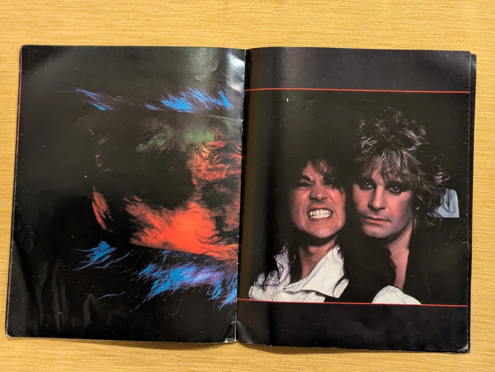 Ozzie Osbourne Bark at the Moon World Tour Book 1984 NICE!! 14"x11"