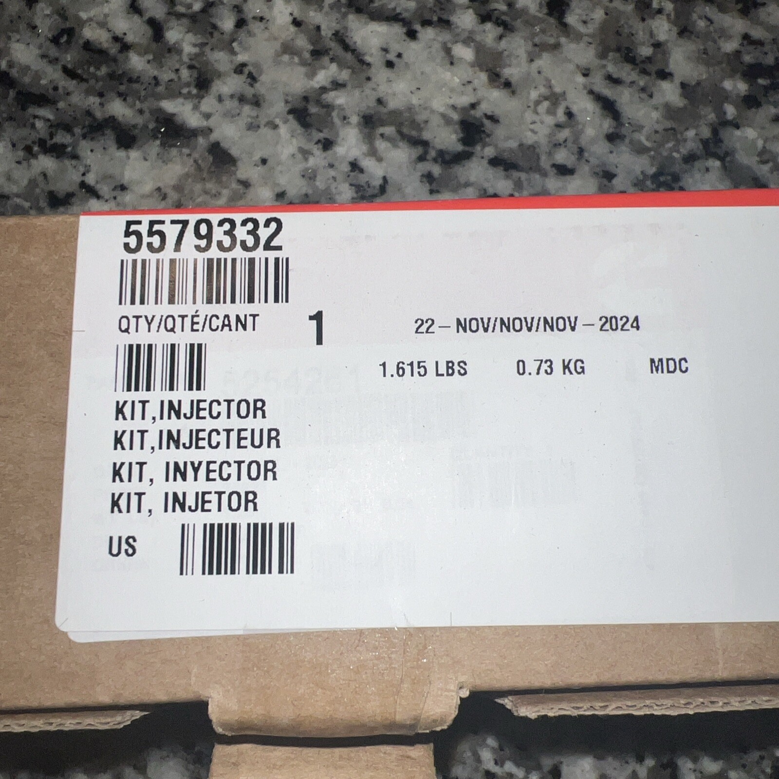 CUMMINS KIT,INJECTOR 5579332 New In The Box !
