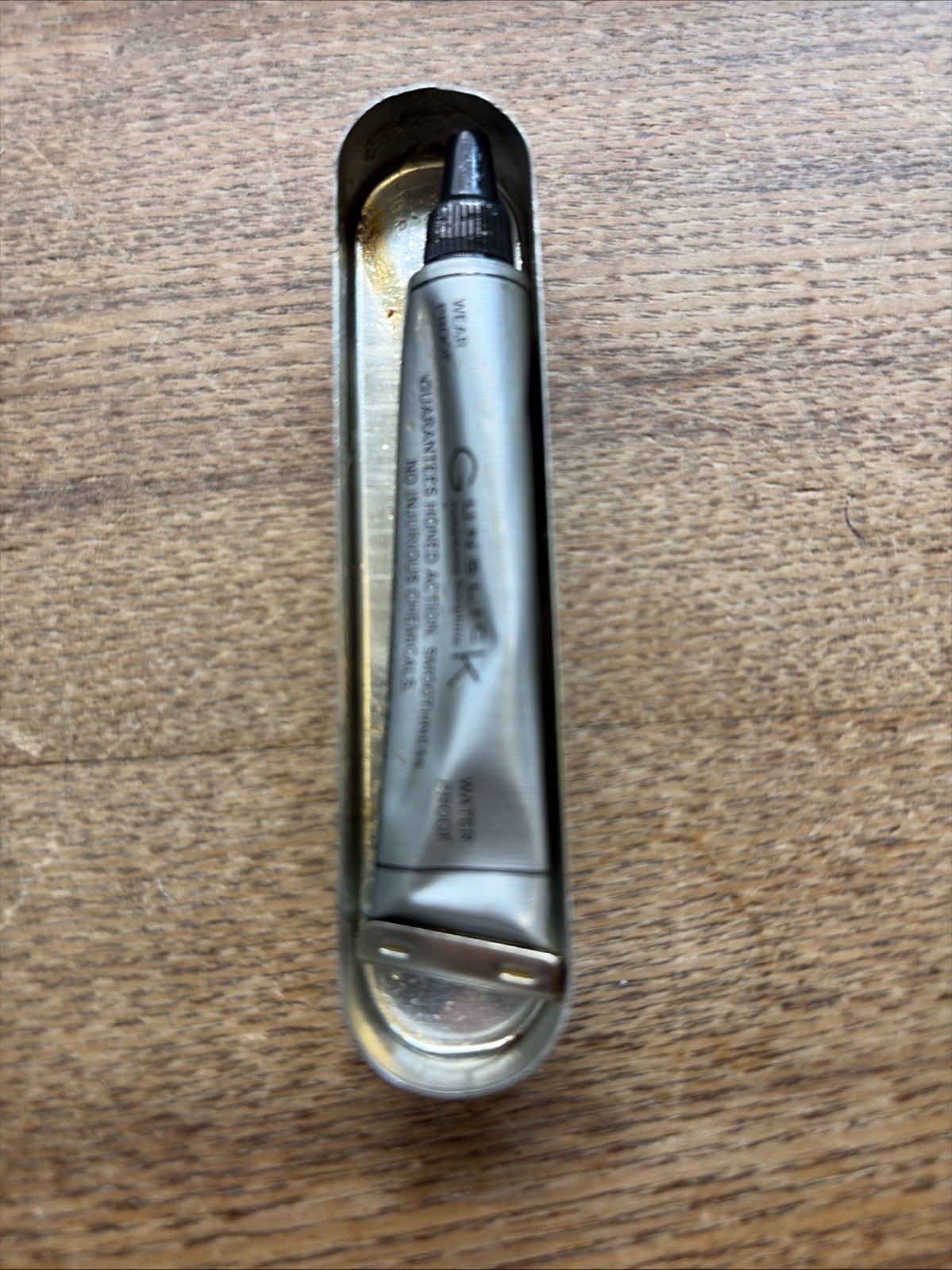 VTG Outers Gunslick No. 477 Rifle Cleaning Kit 22 In Original Box Red Tin (13)