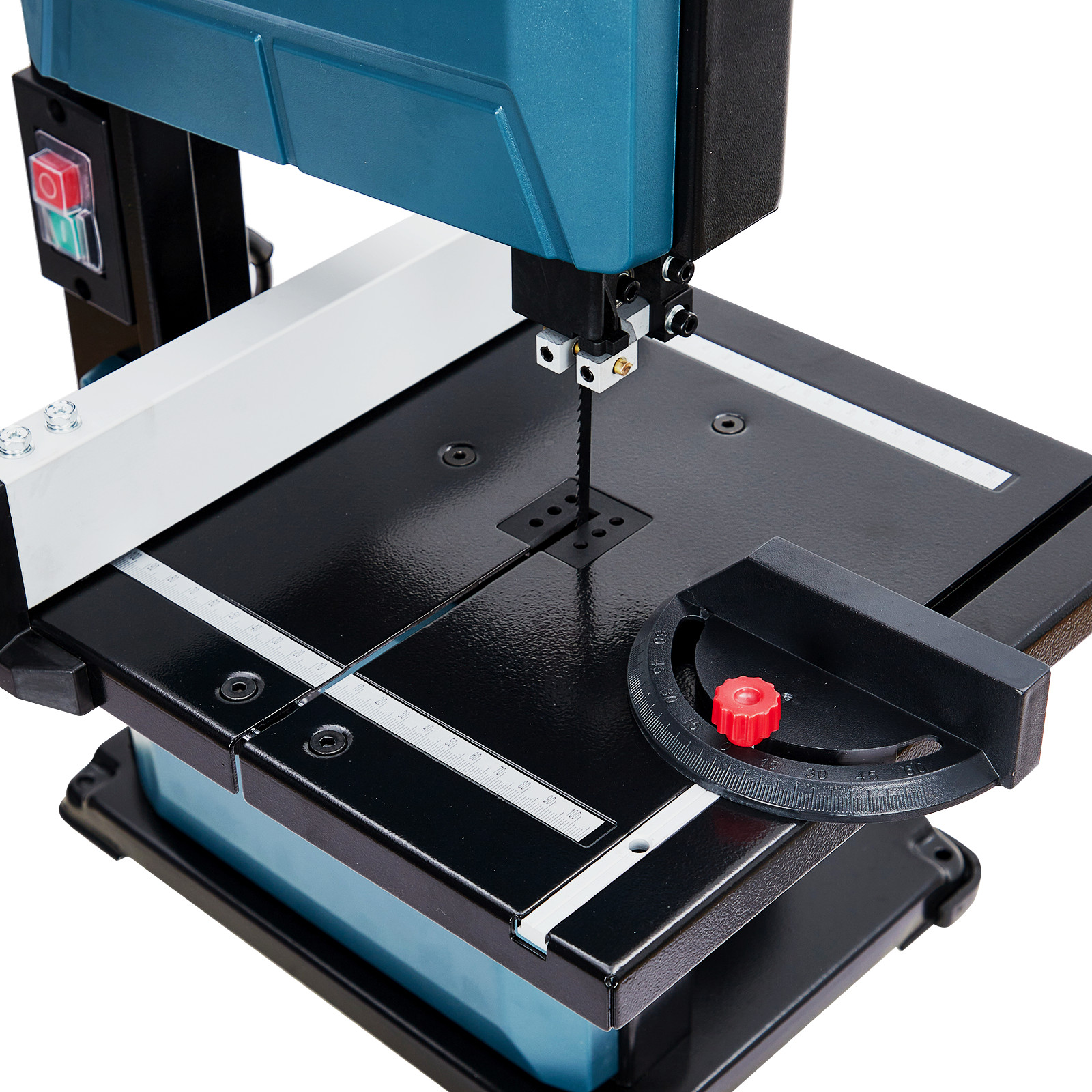 1800 FPM Benchtop Band Saw | Removable Safety Key, 0-45° Tilting Range