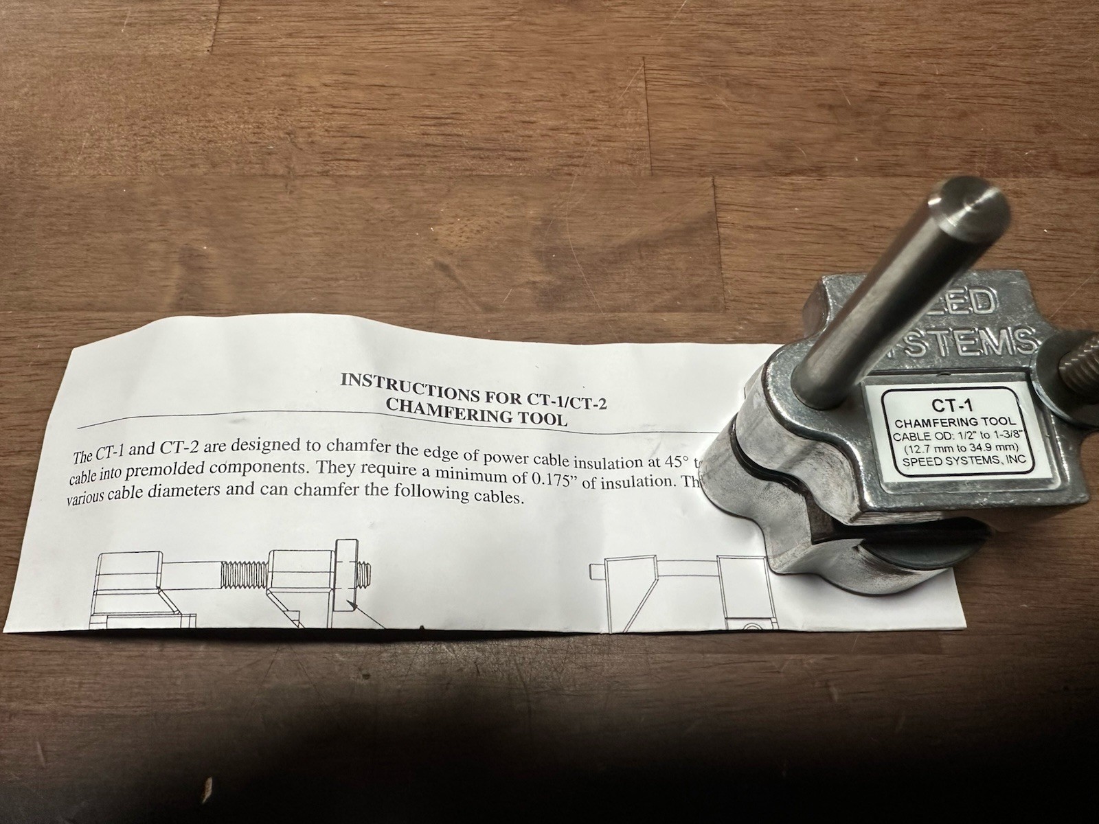 Speed System CT-1 Chamfering Tool