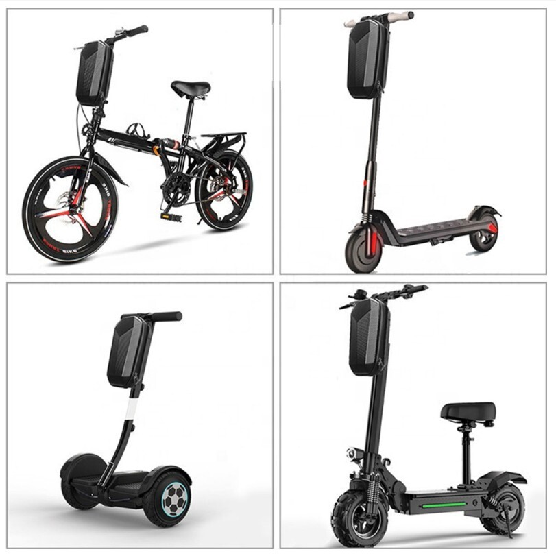 Black Bike Balance Car Hanging Bag Electric Scooter Waterproof Bag Front Bag