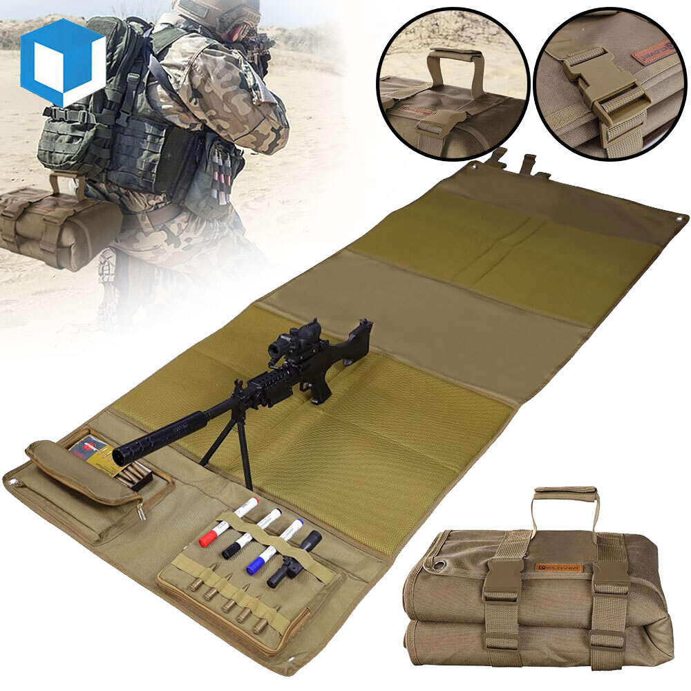 Heavy Duty Shooting Mat Tactical Prone Padded Roll Up Hunting Range Gear Large