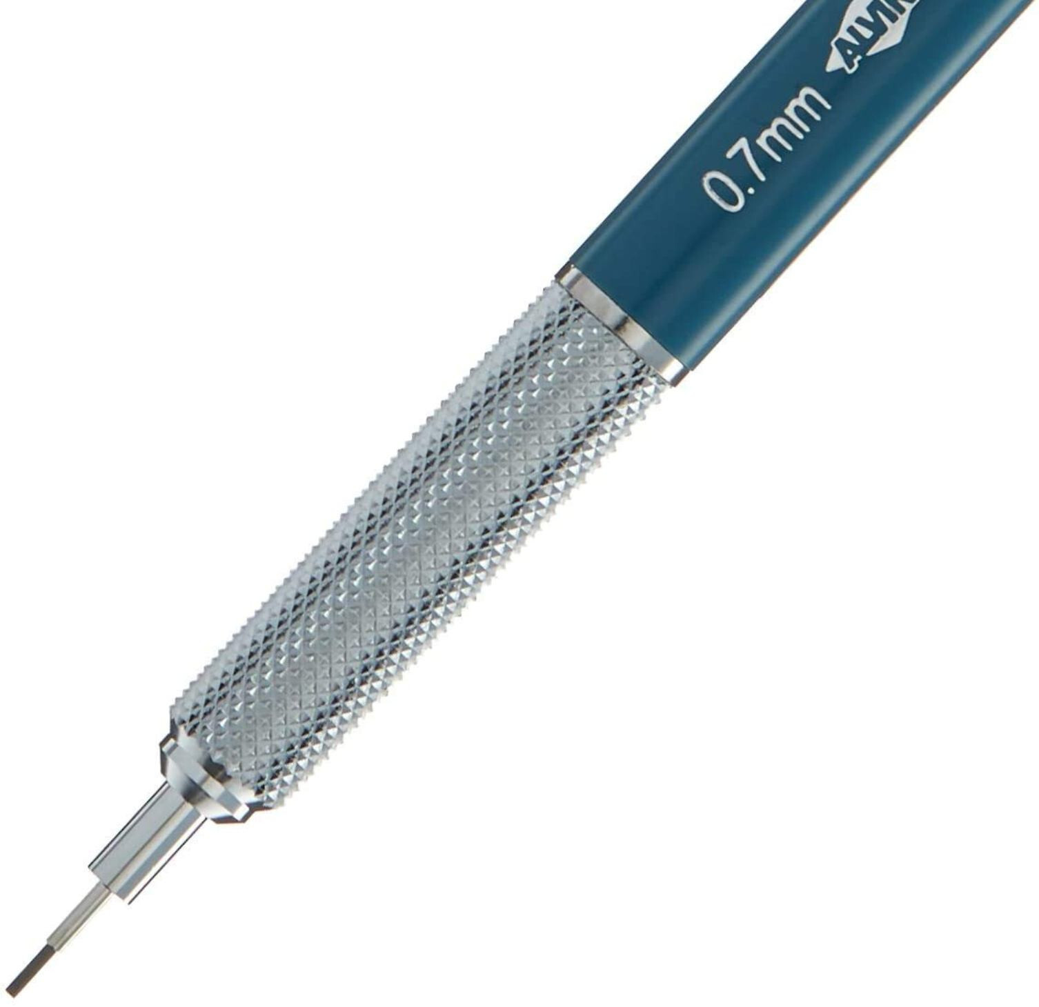 Alvin DM07 Draft/Matic Mechanical Pencil, 0.7mm, Knurled SS Grips - OLD Version
