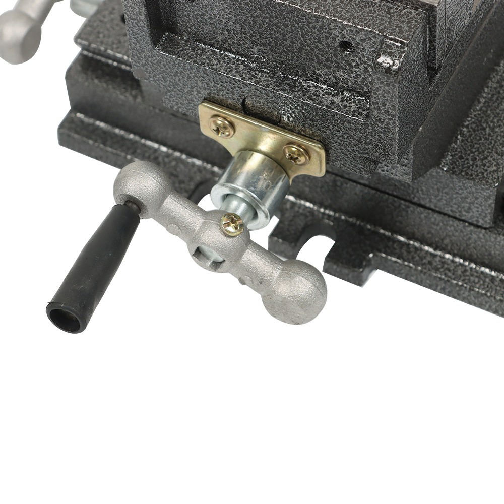 4" Cross Drill Press Vise X-Y Clamp Machine Slide Metal Milling 2 Way Heavy Duty