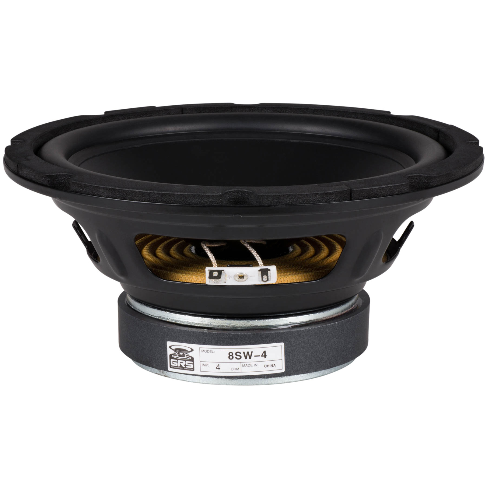 GRS 8SW-4 8" Poly Cone Subwoofer 4 Ohm