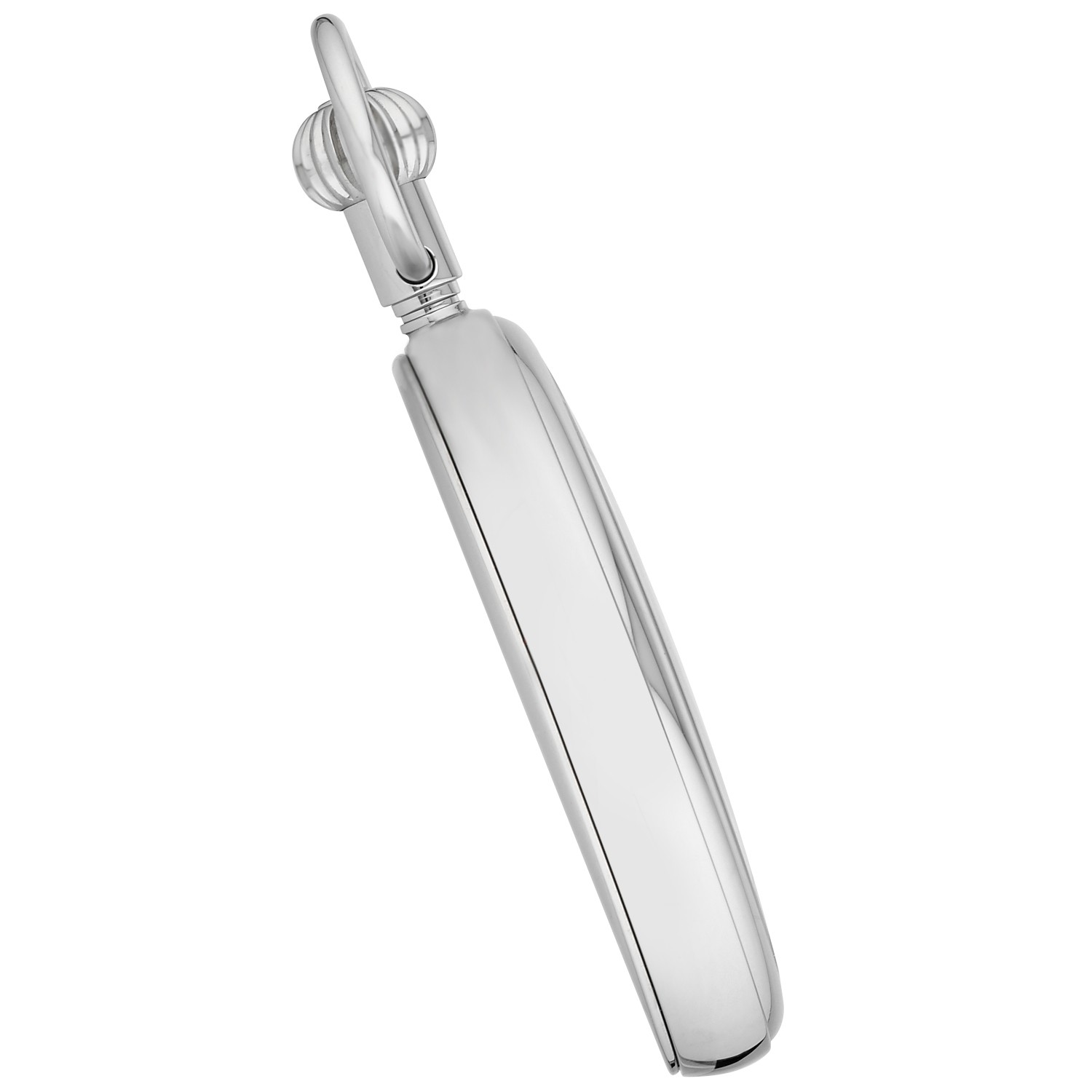 Gotham Men's Stainless Steel 17 Jewel Mechanical Railroad Pocket Watch