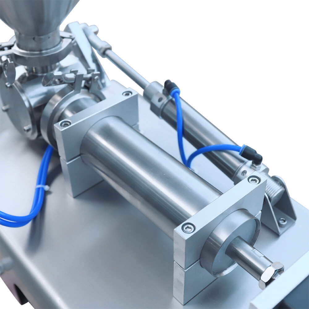 110V Pneumatic Liquid Filling Machine 100-1000ml Liquid Paste Filler US