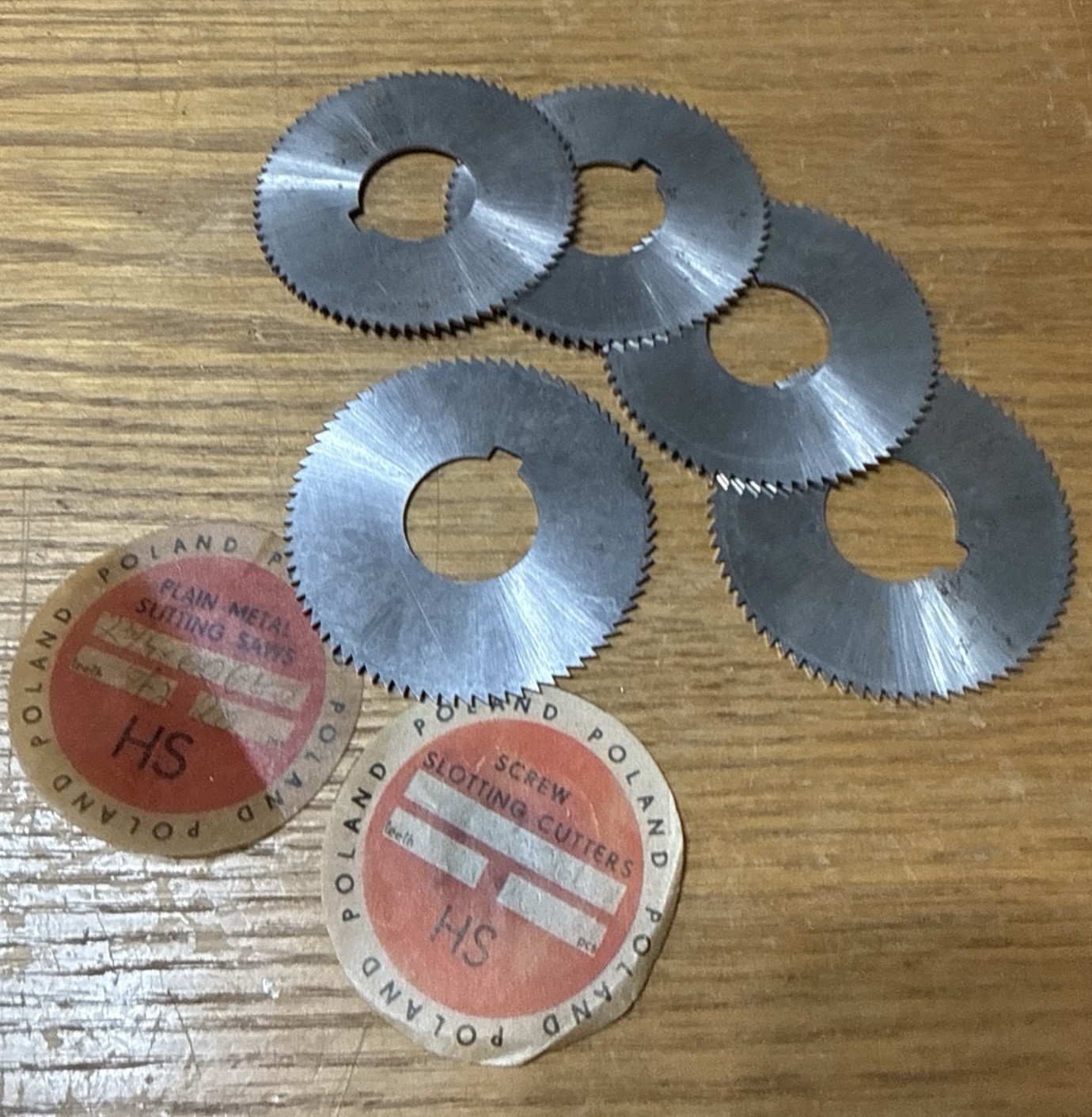 5 Pack New Milling Cutter Slitting Screw Slotting Saw Blade 2-3/4''x.064'x1''