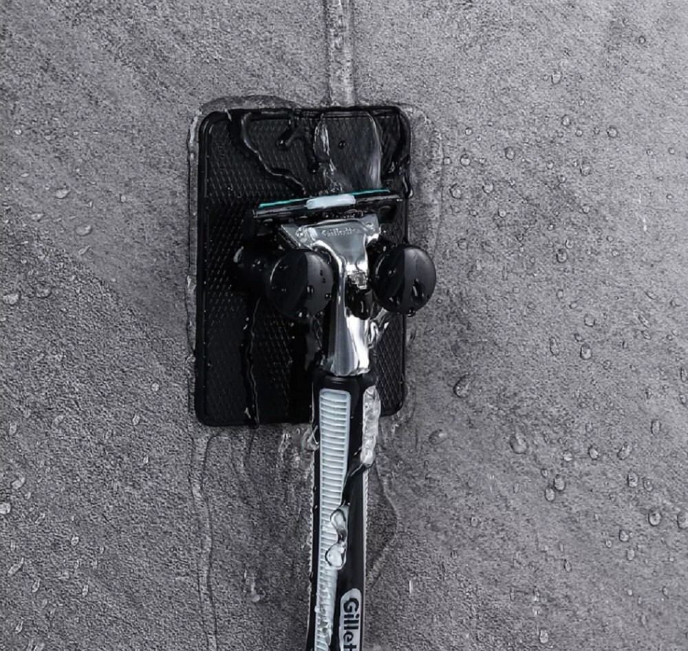 4 Pcs Adjustable Razor Holder for Shower - Self-Adhesive Waterproof Shaver Hooks