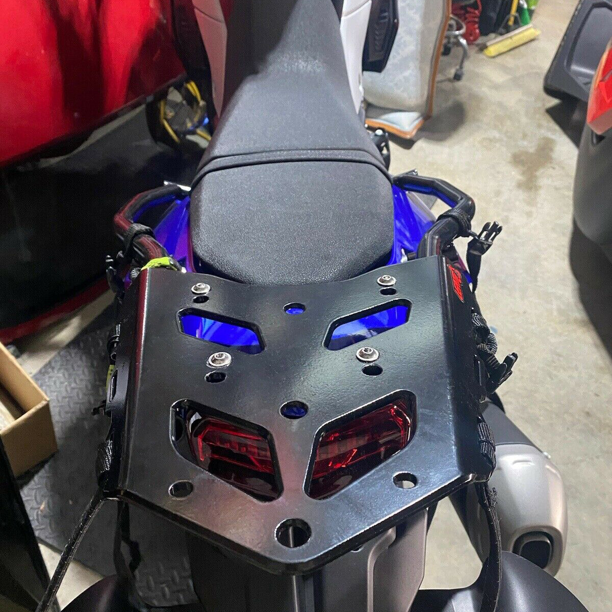 For Yamaha Tenere 700 XTZ07 Top Case Rear Luggage Rack Carrier Mount 2019-2023