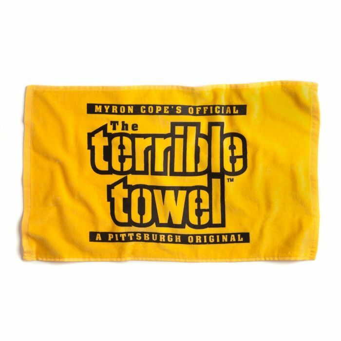 Original Pittsburgh Steelers Gold Terrible Towel Myron Cope's Official Yellow