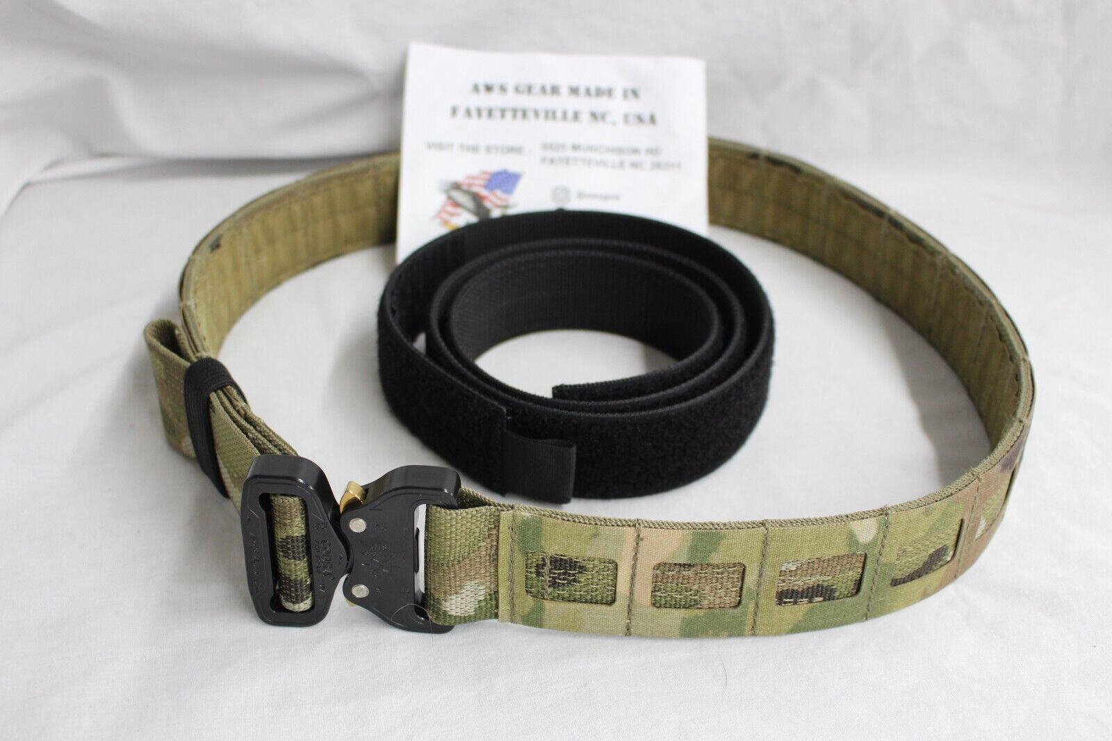 AWS SMU OPERATOR COMPOSITE MOLLE BELT SYSTEM  BATTLE BELT - MULTICAM - LARGE