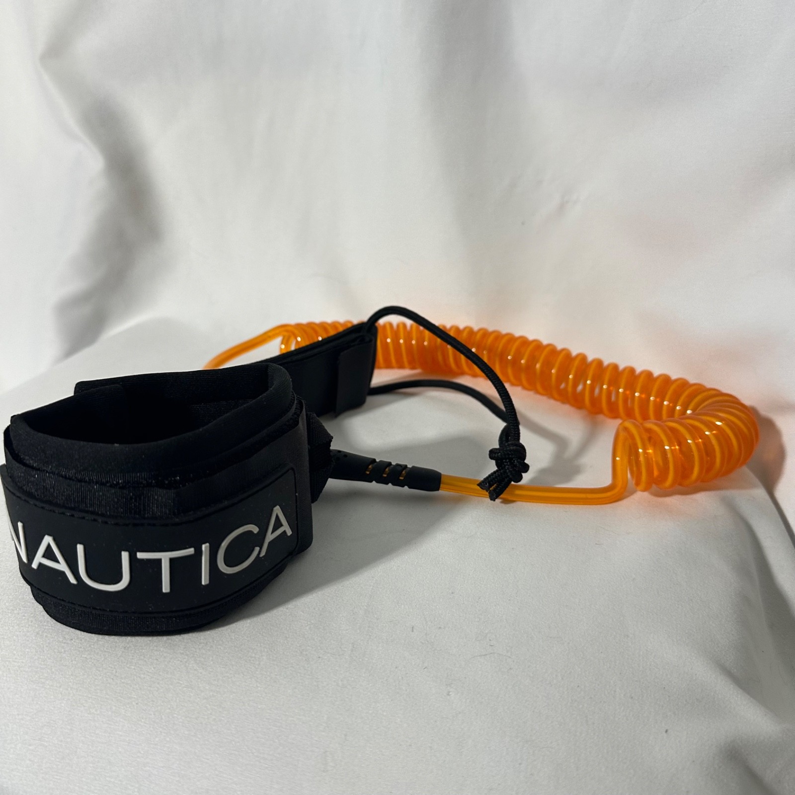 Nautica SUP Paddle board Or Surf Leash – Coiled Cord, Neoprene Ankle Strap