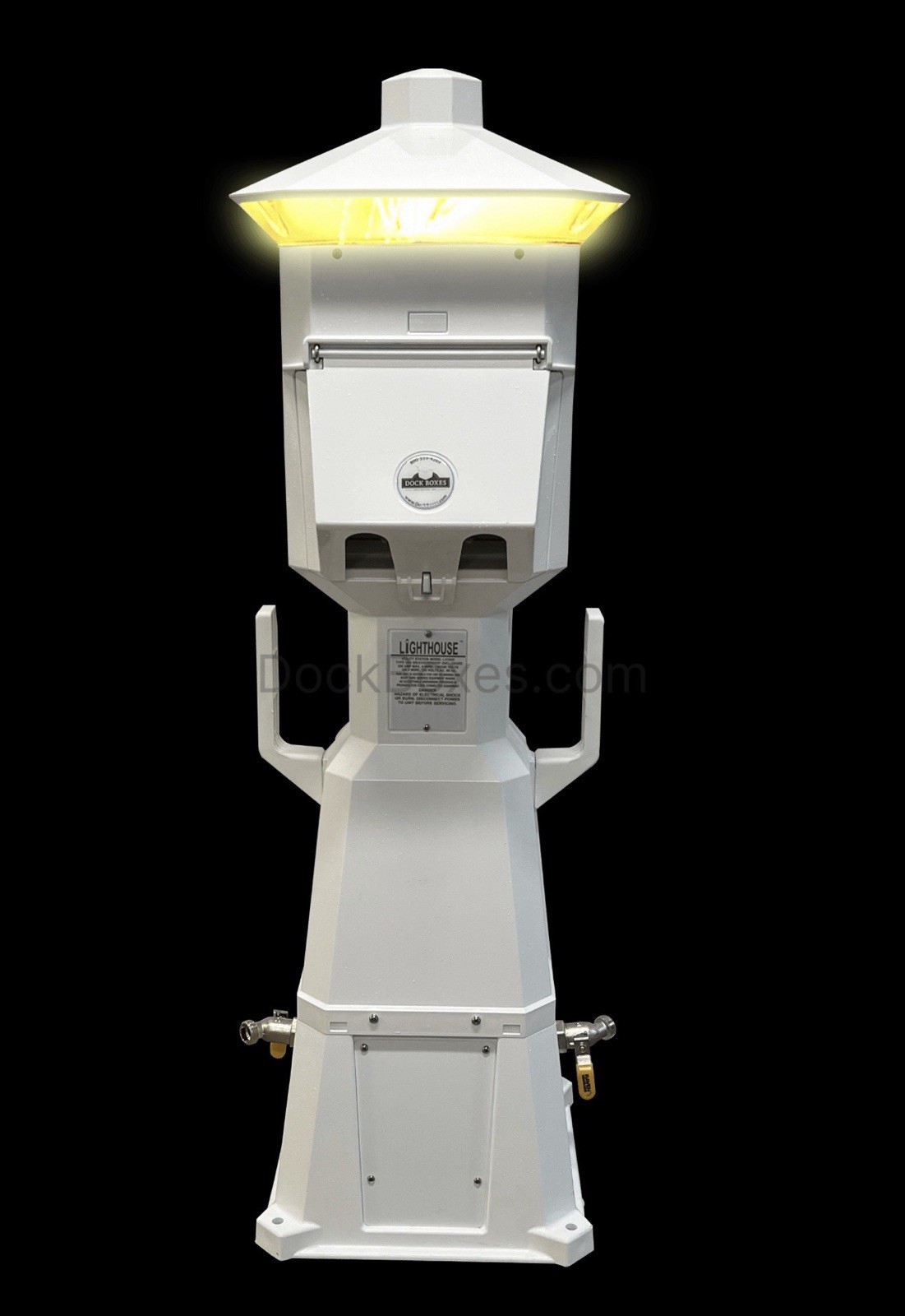 Lighthouse Dock Shore Power Pedestal, Marina, Lake