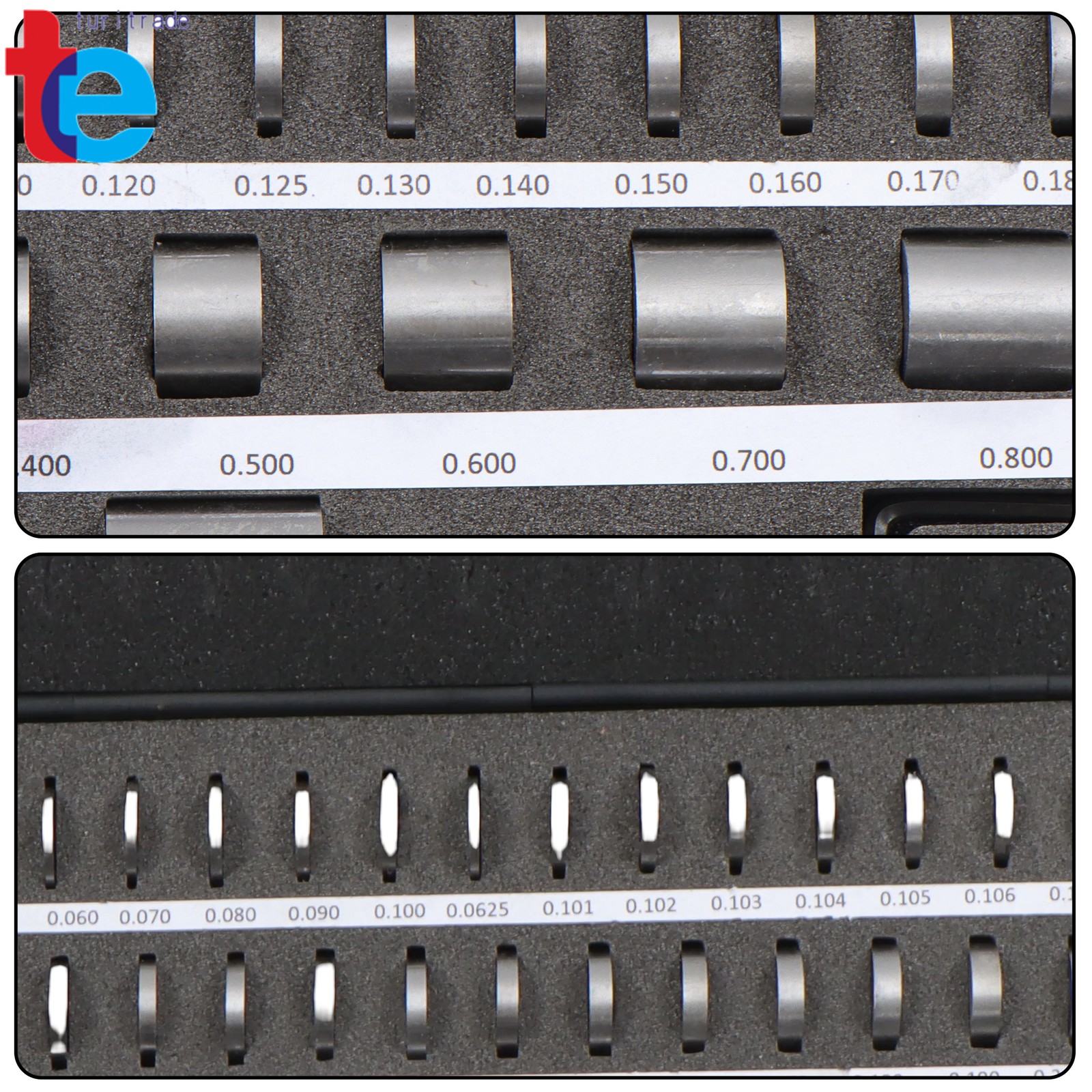 36pc Hardened Steel Round Gage Block Set for Precision Machining