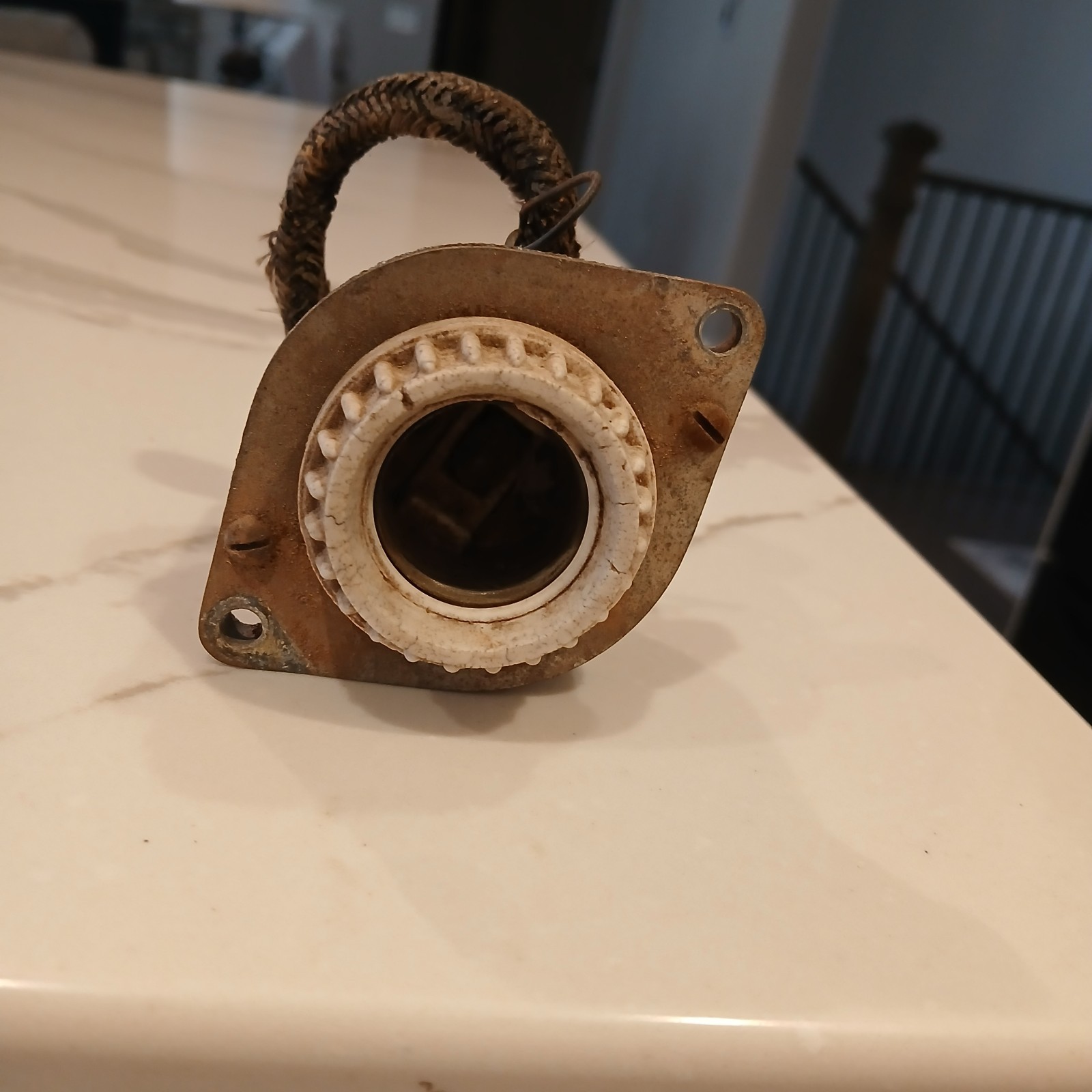 Original ECO Air Meter Light, Housing & Wire "WORKS"