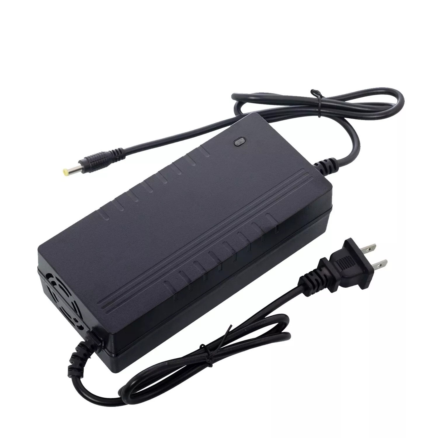 54.6V 2A Power Battery Charger DC 5.5*2.1mm Power Adapter 48V Lithium Battery US