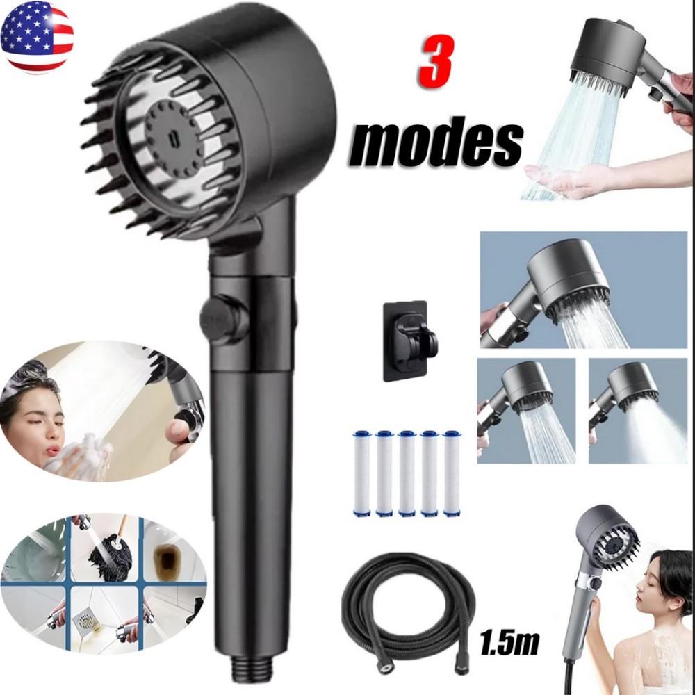 Drivse Iondrops Showerhead with Filters for Hard Water Handheld off Switch New