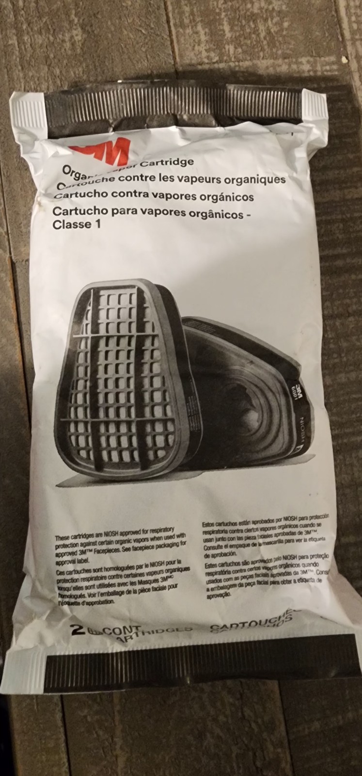 10 Packs.3M 6001 Organic Vapor Replacement Respirator Cartridge Filters Paint