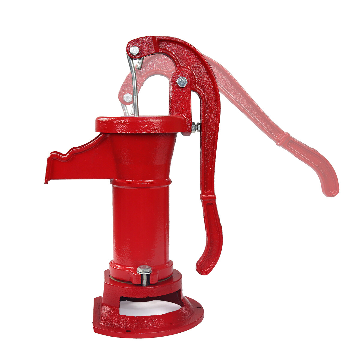 XtremepowerUS Antique Pitcher Hand Pump Red Operated 25' Outdoor Patio Water