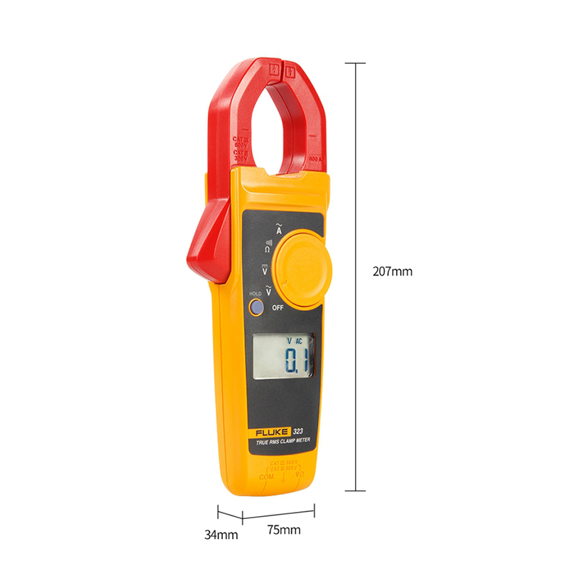 Fluke 325 True RMS DC/AC Current Voltage Tester Capacitance Clamp Frequency