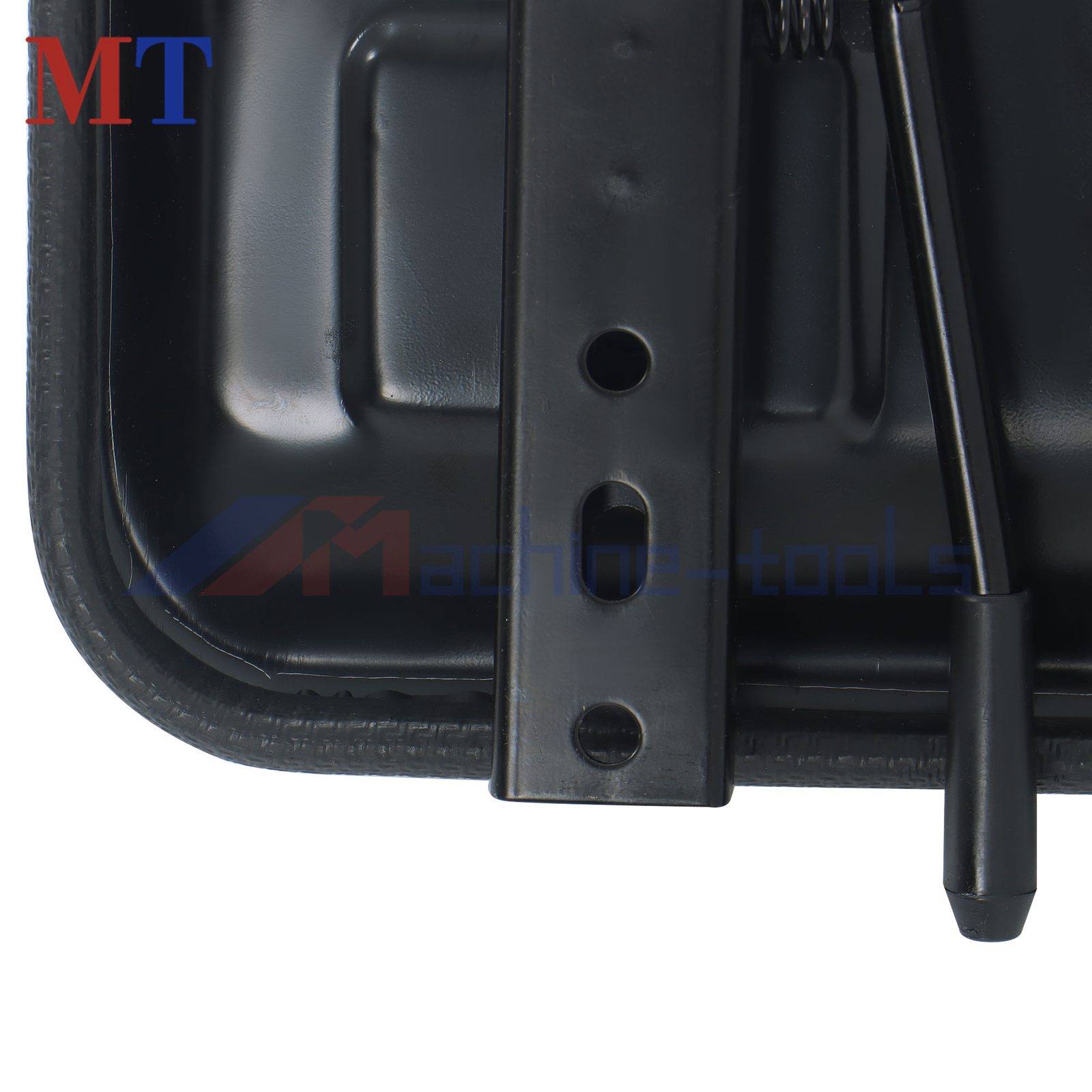 New Universal Lawn Tractor Seat Adjustable High Back Compact Mower Seat Black