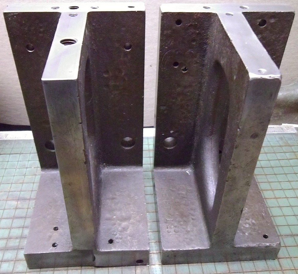 336 = Box Angle Plates Machined Pair 4-1/2 x 5 x 8 (Qty.1 Pair