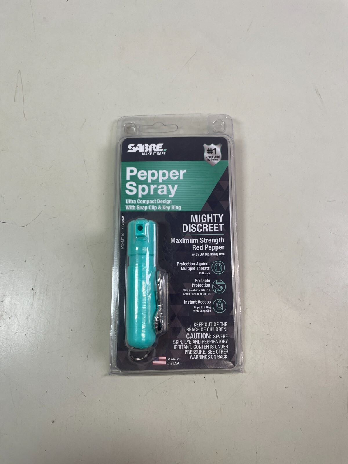 Sabre Mighty Discreet Mini Personal/Self Protection Pepper Spray MD-MT-02