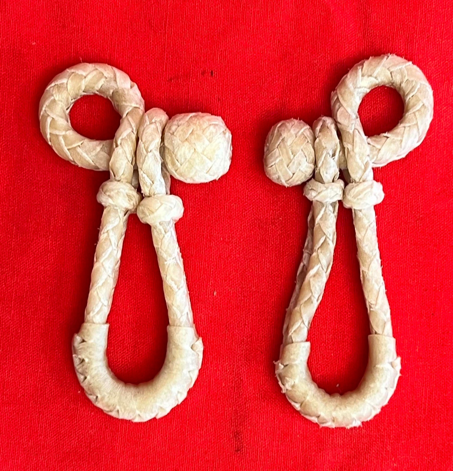 HANDMADE RAWHIDE BIT CONNECTORS By Steve Guitron Of California