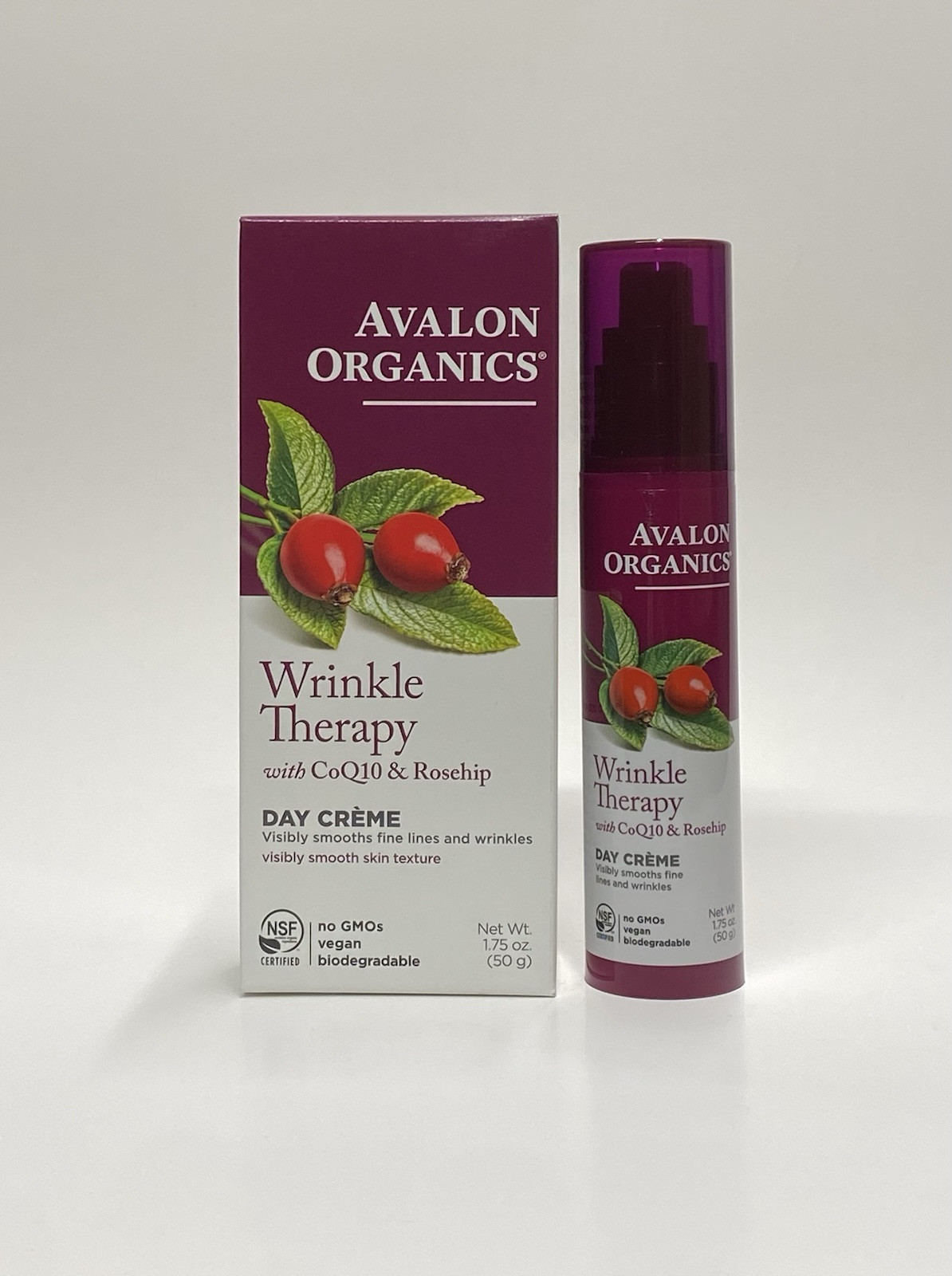 Avalon Organics Day Crème Wrinkle Therapy 1.75 Oz