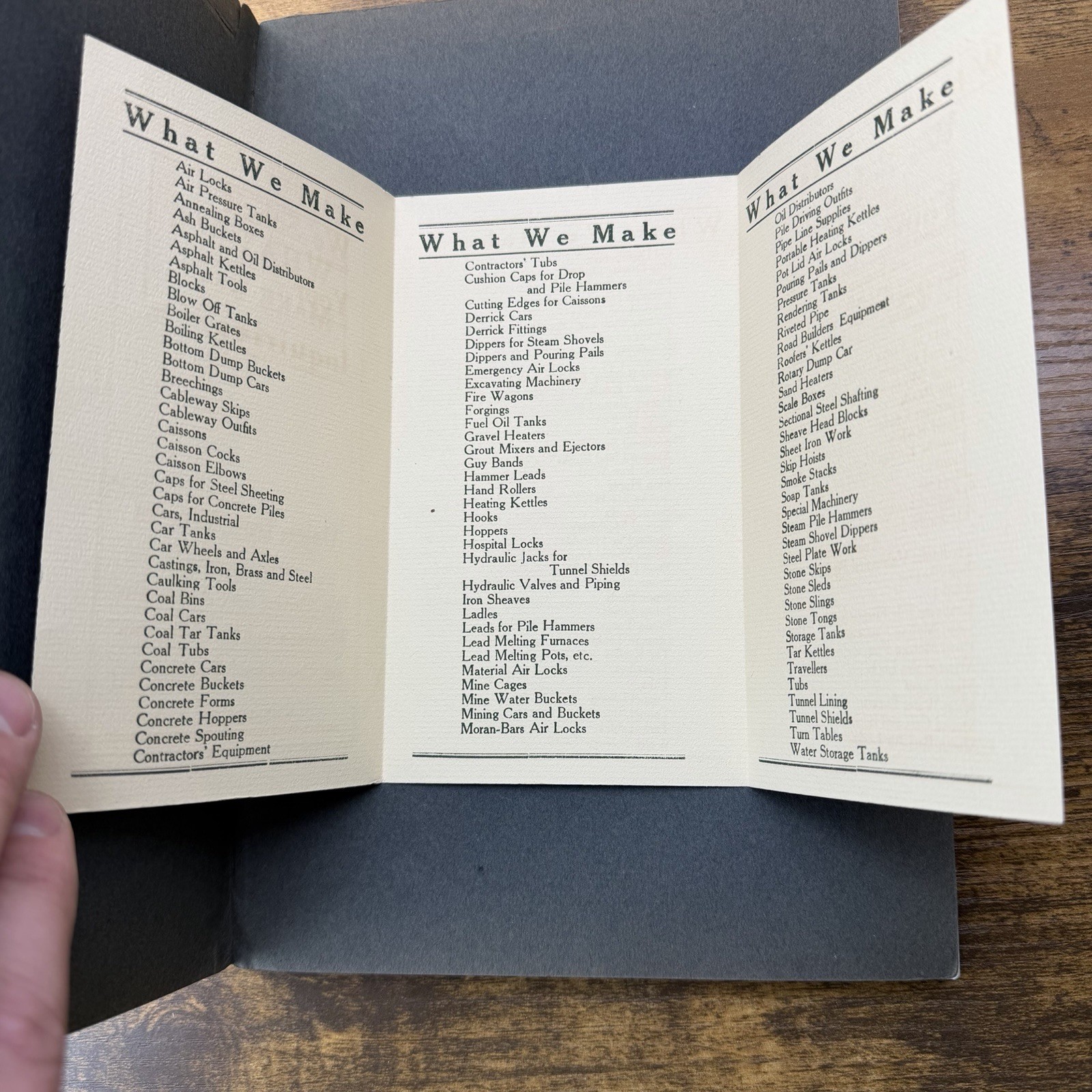 1915 Union Iron Works Hoboken NJ Pile Driving Machinery Catalogue No. 34 Rare