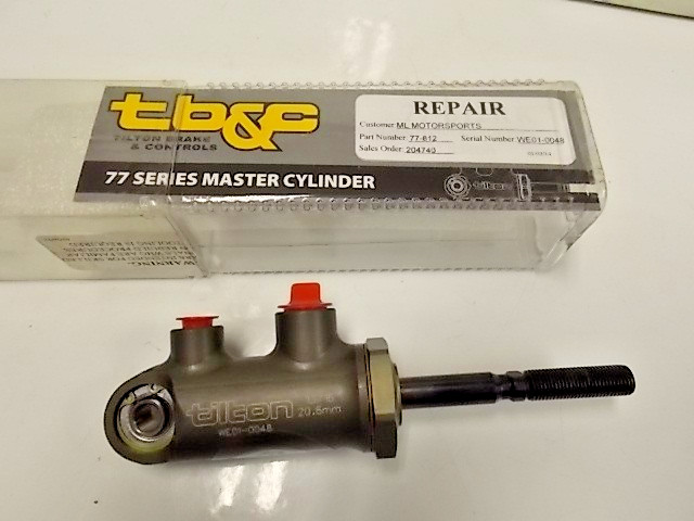 Tilton Rebuilt 20.6 mm (.812) #77-812 Push Style Pivot mt Master Cycl race 73