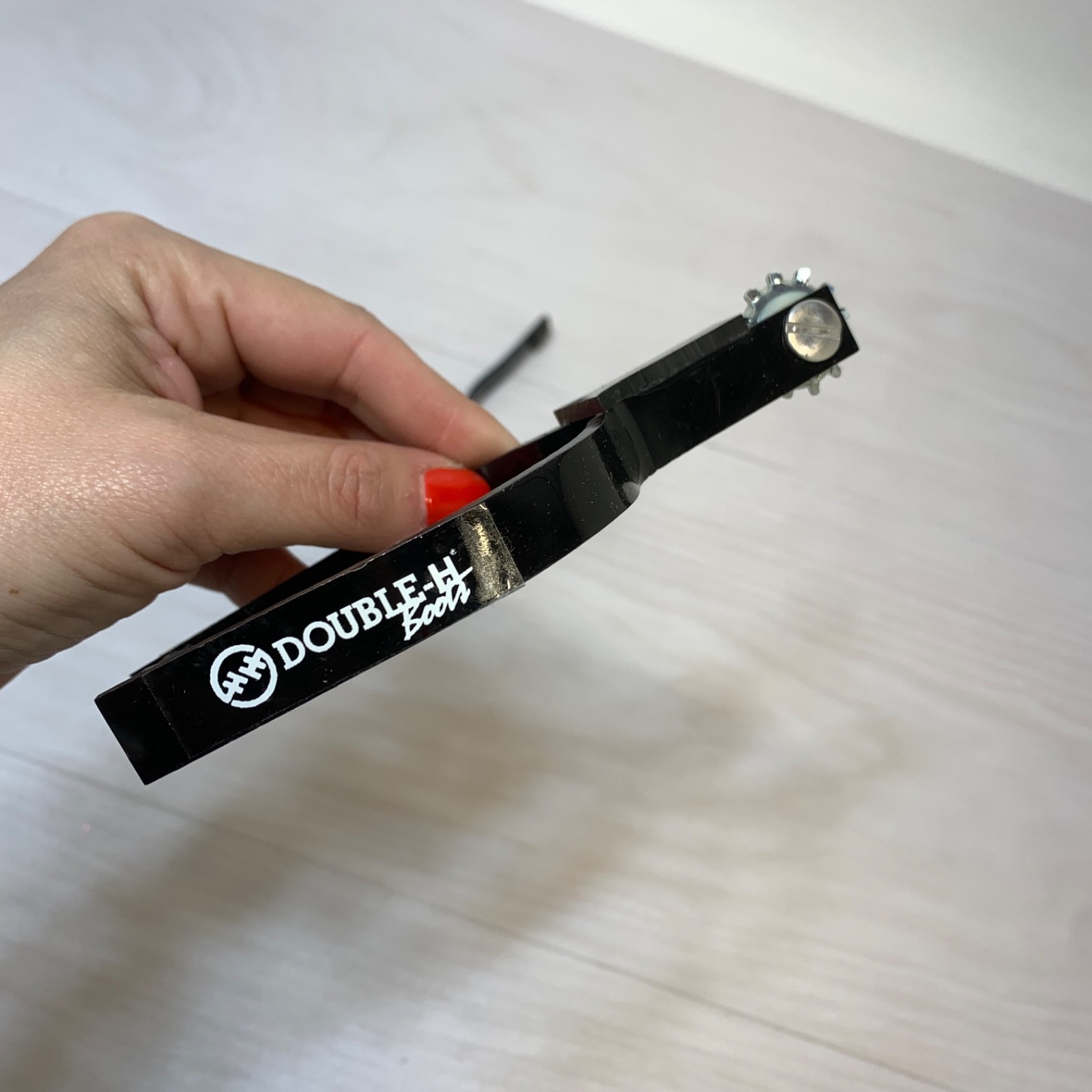 Double H Boots Pair Plastic Boot Spurs Rodeo Cowboy Country Western Rustic NEW