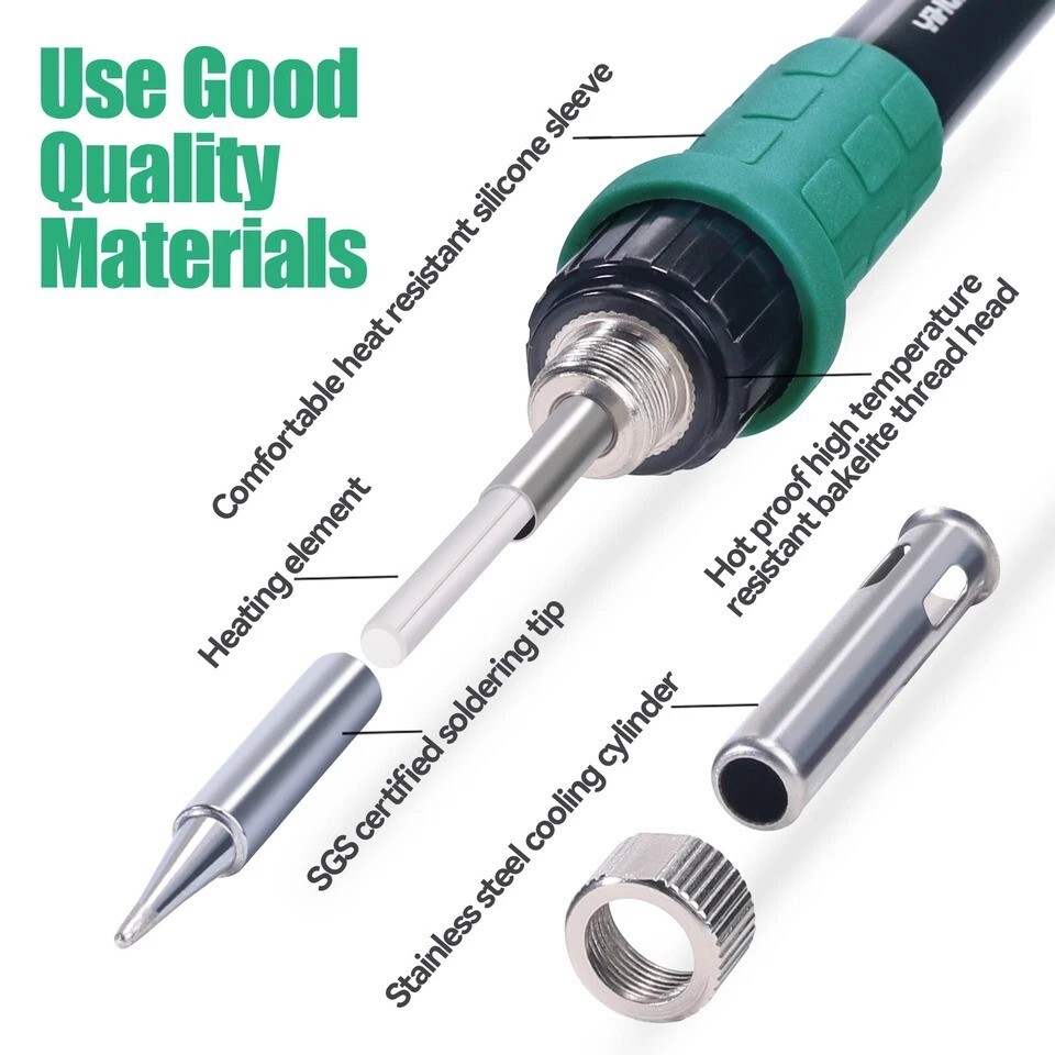 YIHUA Soldering Iron Station Digital Hot Air Gun Desoldering Rework Station Kit