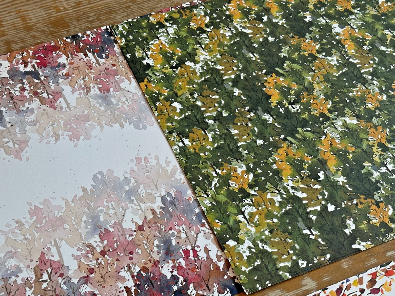 Stampin' Up DSP Fine Art Floral, Beauty of the Earth, You're a Peach DSP 12 x 12