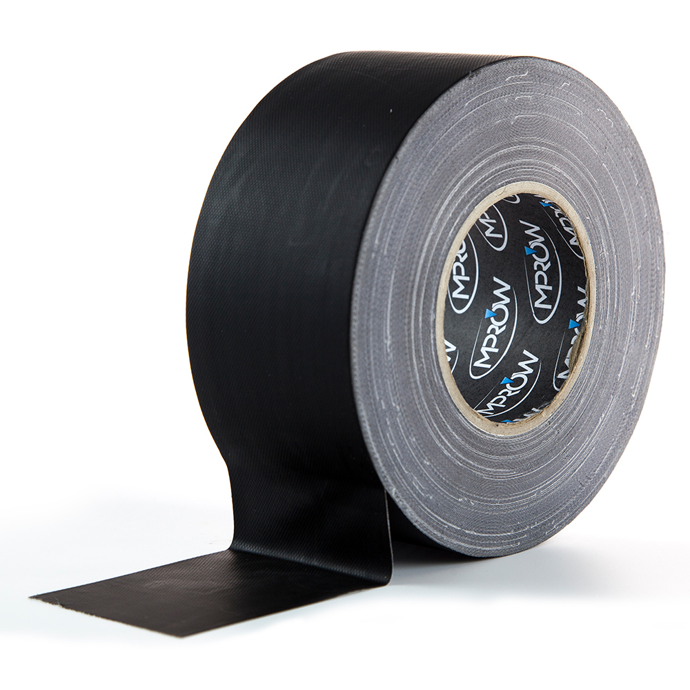 12x MPROW Gafffun Gaffer Tape 3" 180' Black Matte (No residue) Gaff 60 Yards