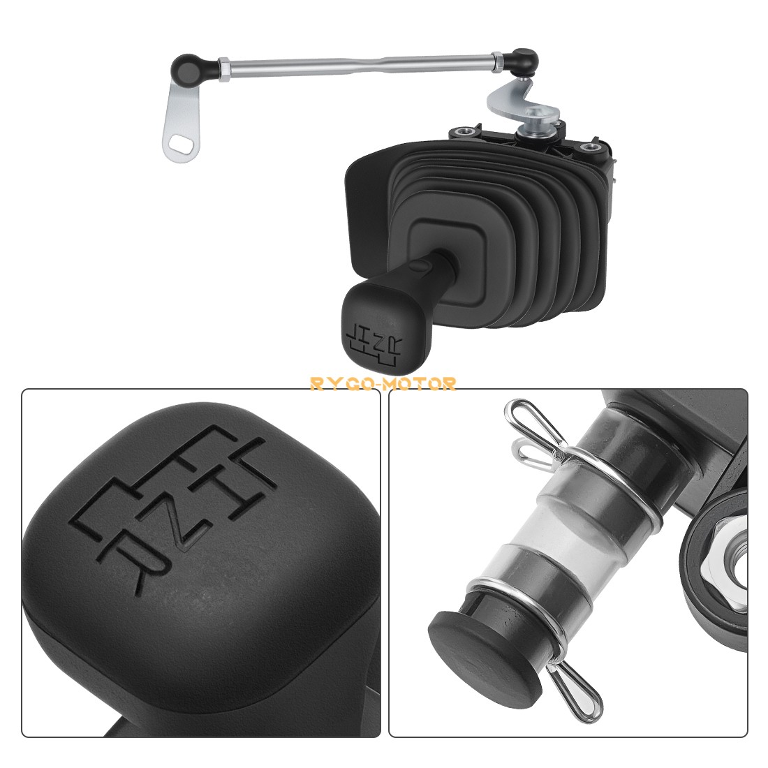 Gear Shifter Assembly With Shift Rod For Yamaha UTV Rhino 660 700 450 2004-2013