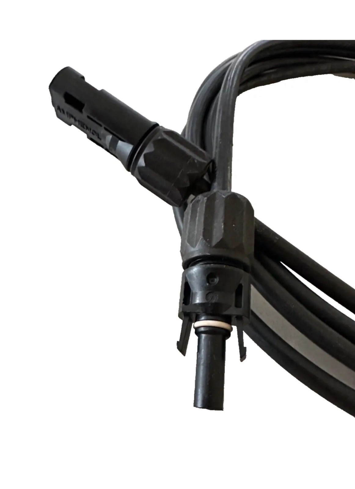 PV Wire Solar Jumper Cables Qty. 25, 11 ft each, 10 AWG Amphenol H4 Connectors