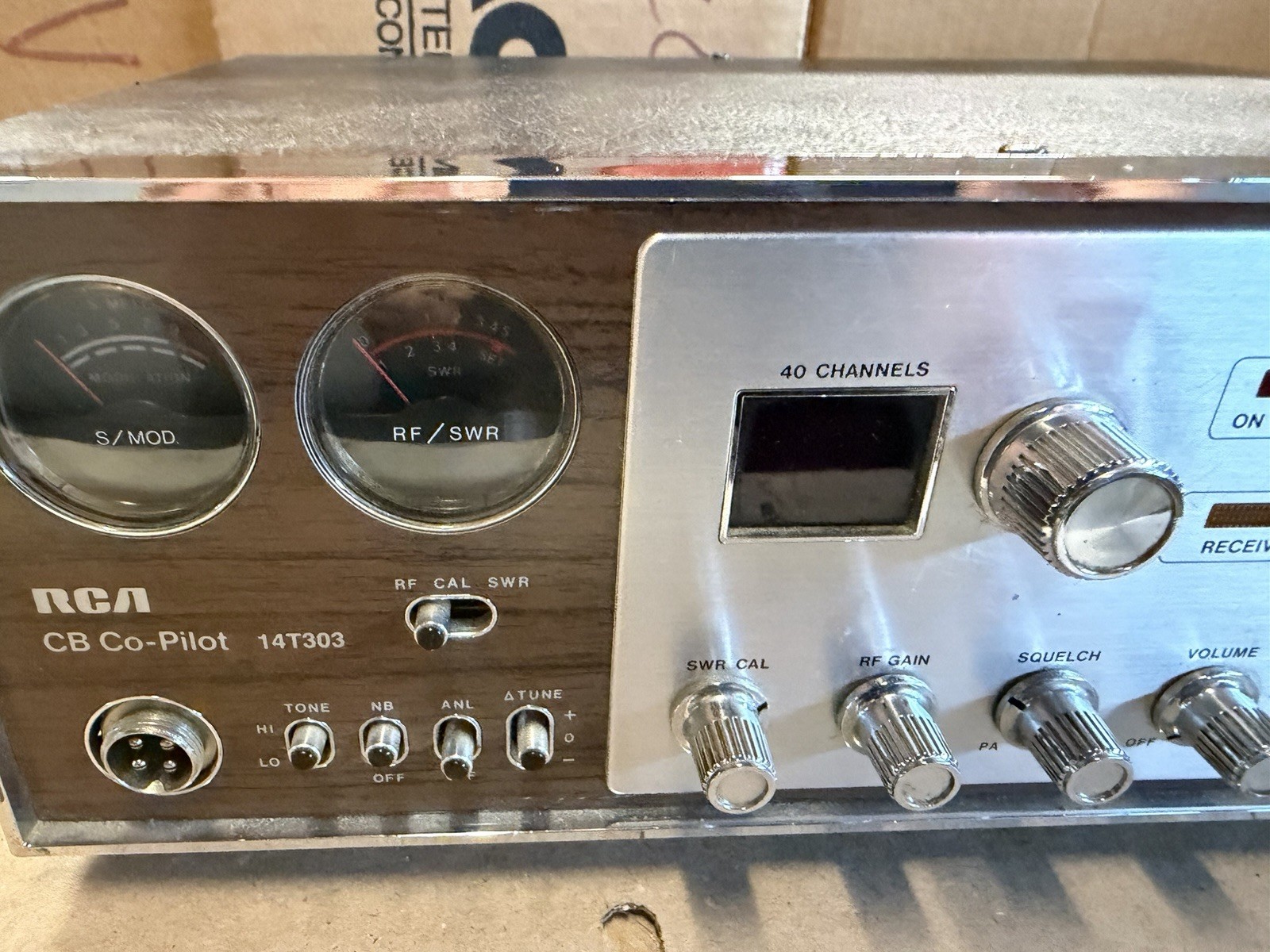 Vintage RCA Co-Pilot 14T303 40 Channel Base Station CB