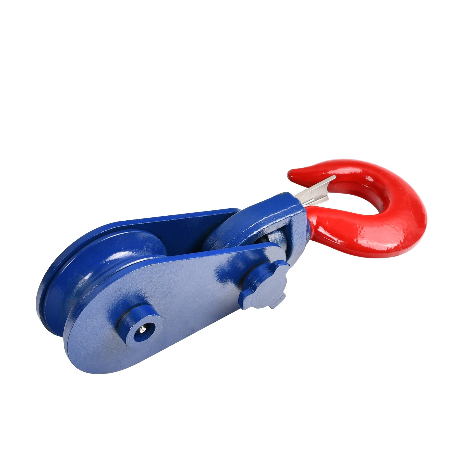 2pack 4 Ton Snatch Block w/Swivel Hook Safety Latch 4-1/2" Sheave 1/2" Wire Rope