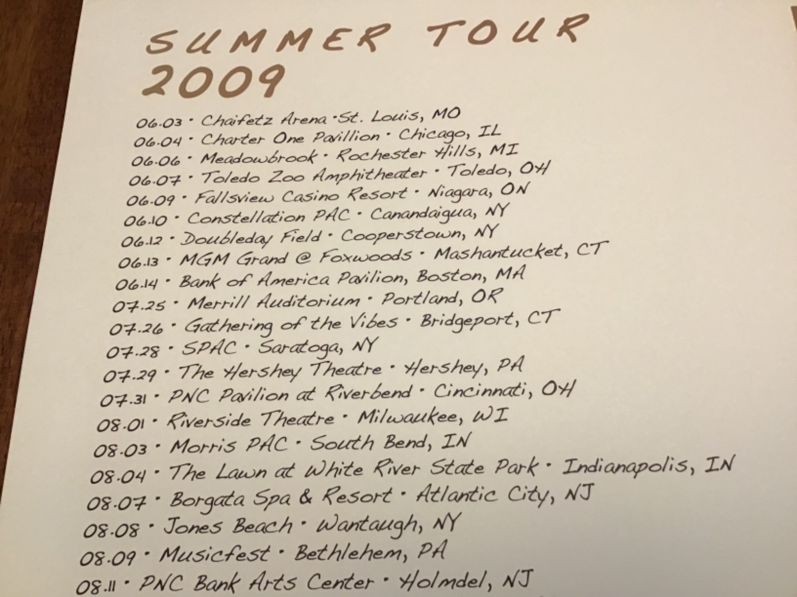 Crosby Stills & Nash Poster 2009 Autographed Neil Young Santa Barbara Coachella