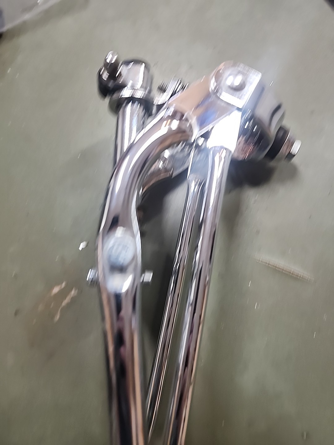 SCHWINN LIL STINGRAY TRICYCLE CHROME SPRINGER FRONT FORK HARD TO FIND NICE L$$K