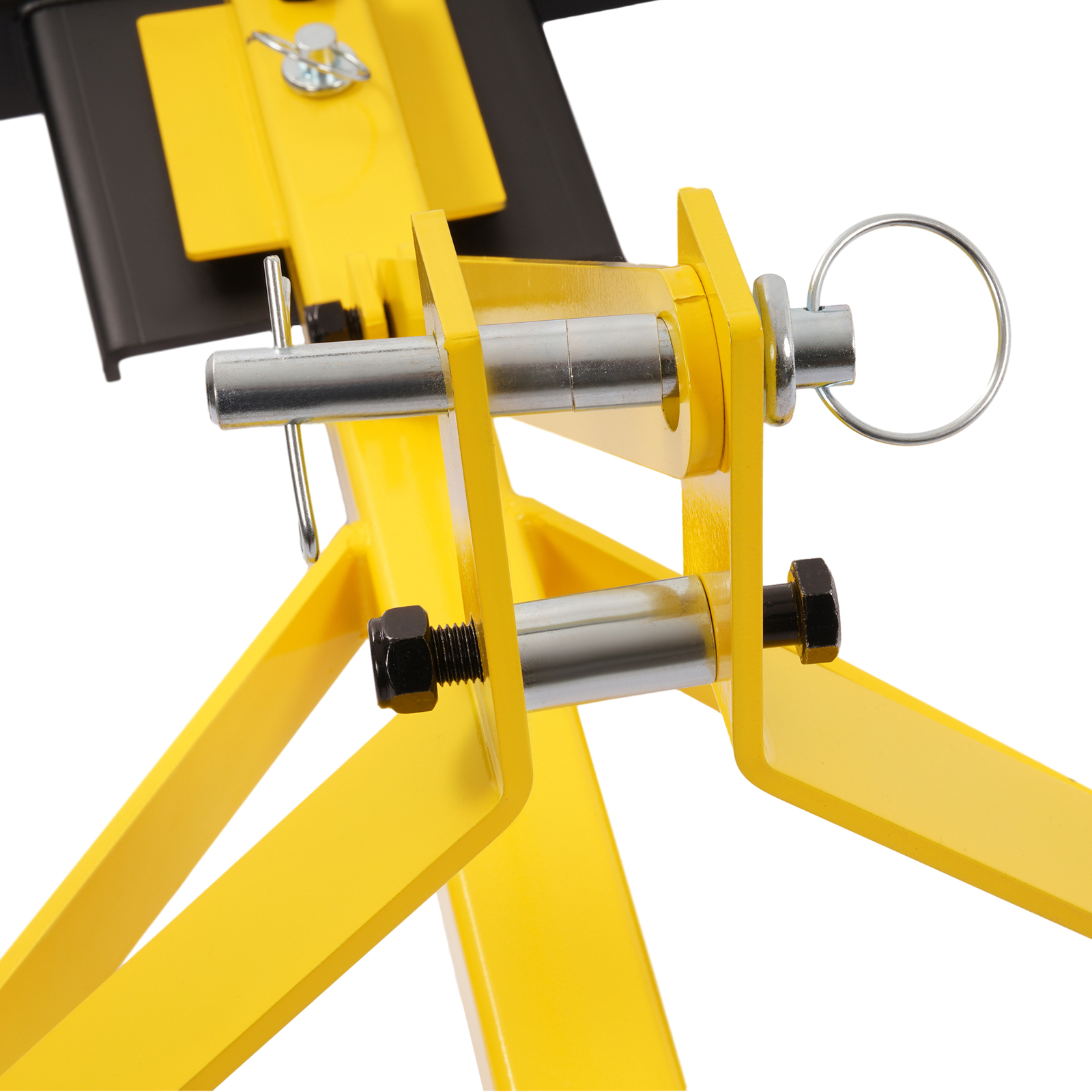 Yellow 3-Point Landscape Rock Rake Garden Tool For CAT 1 Tractors Hookup 5 FT