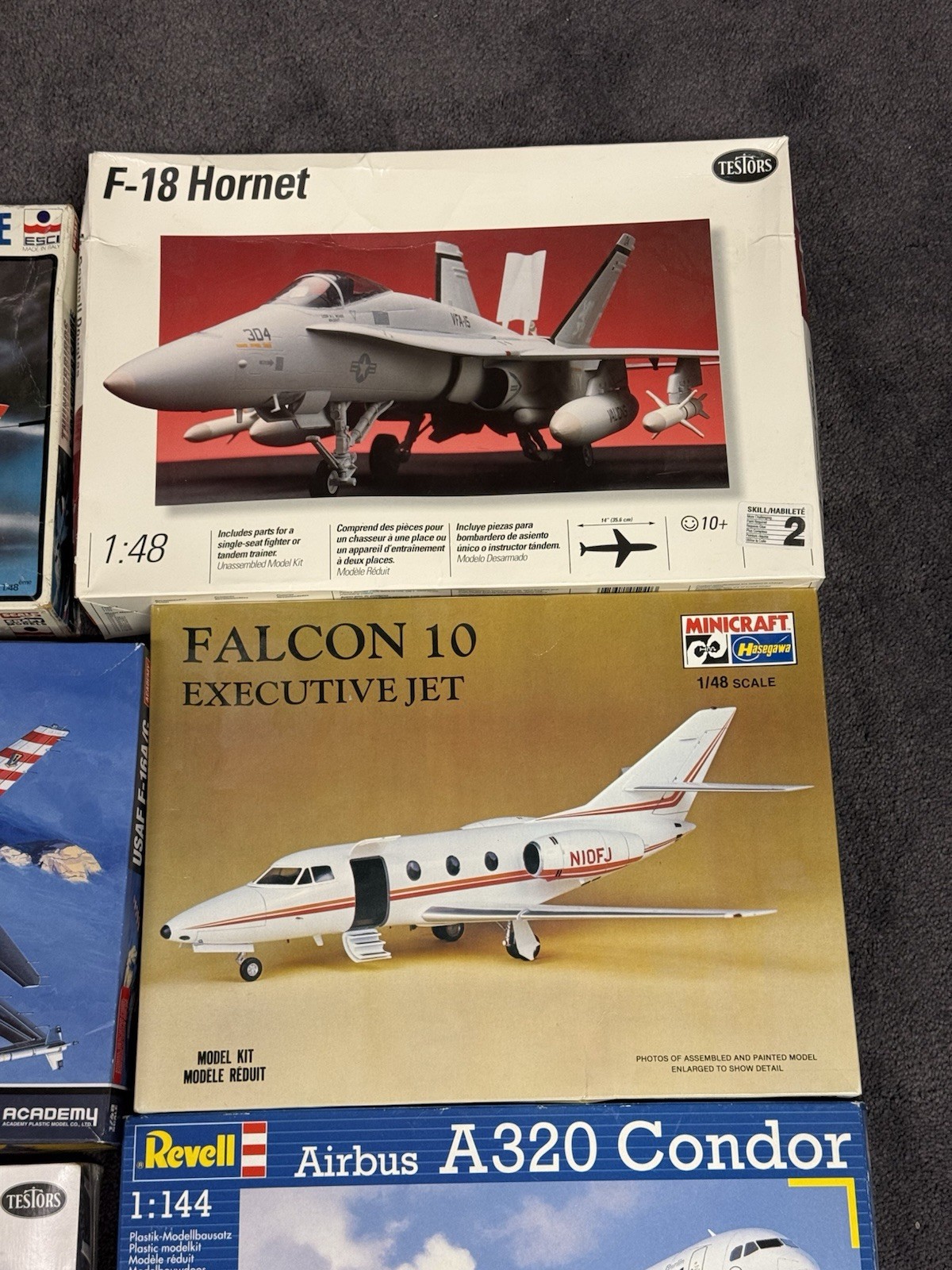 Lot of 16 Military Aircrafts & Airplane Jumbo Jets Models All New Mixed Scale
