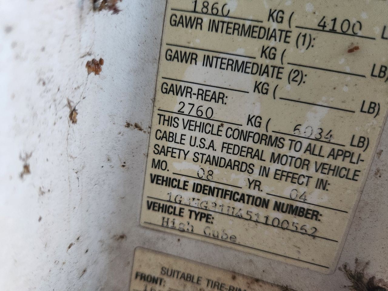 Automatic Transmission 2WD 4X2 6.0L MCP Fits 2005 EXPRESS 2500 1327866